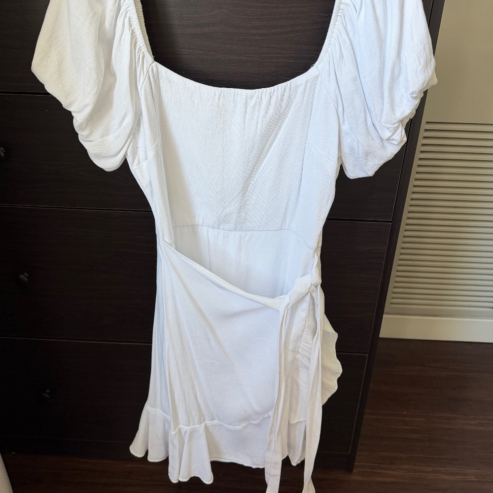 White cotton dress